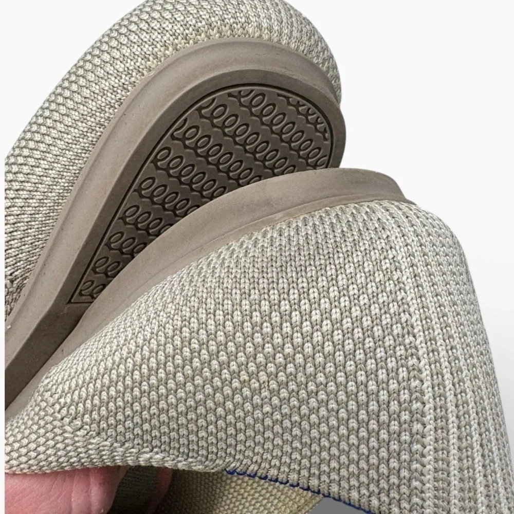 Rothy's Women's the square Gray Flat ballet shoes 8